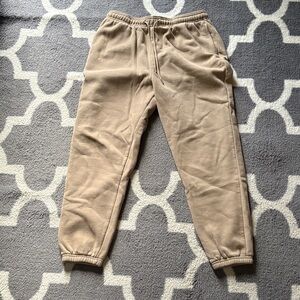 Tan Jogger Pants